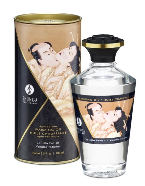 Возбуждающее масло SHUNGA “Интимные поцелуи” для оральных ласк - Ванильный фетиш_1