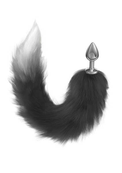 Анальная Пробка с Хвостом Diamond Galaxy Black_1