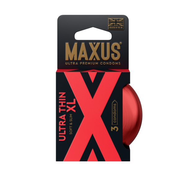 Презервативы MAXUS Ultra Thin XL №3 с железным кейсом, ультратонкие увеличенные X-Edition, 3 шт_1