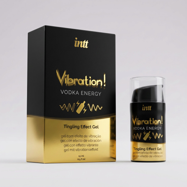 Жидкий интимный гель с эффектом вибрации Vodka Energy, 15мл_1