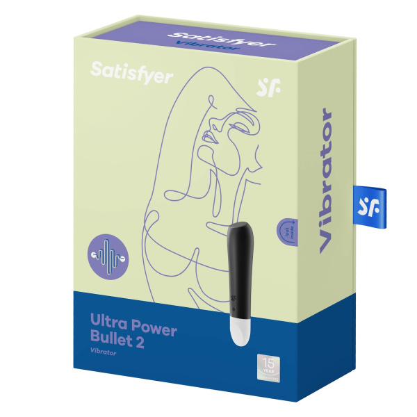 Мини вибромассажер Satisfyer Ultra Power Bullet 2, черный_1