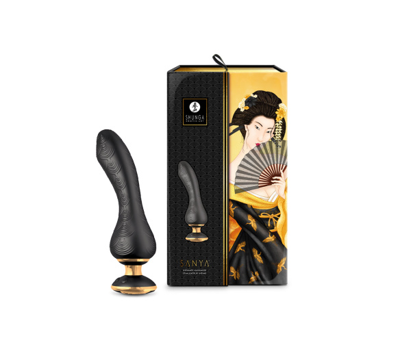 SANYA Гибкий эргономичный вибростимулятор, чёрный_1
