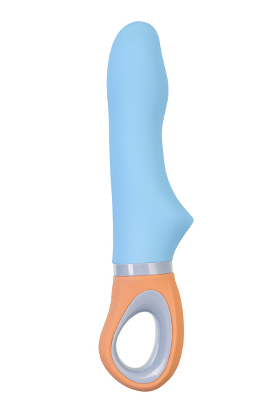 Вибратор Flovetta BLUEBELL, силикон, голубой, 18,5 см_5