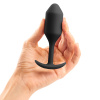 Профессиональная пробка для ношения B-vibe Snug Plug 2 черный_6