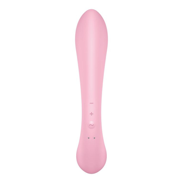 Гибкий вибратор-кролик 2 в 1 Satisfyer Triple Oh, розовый_4